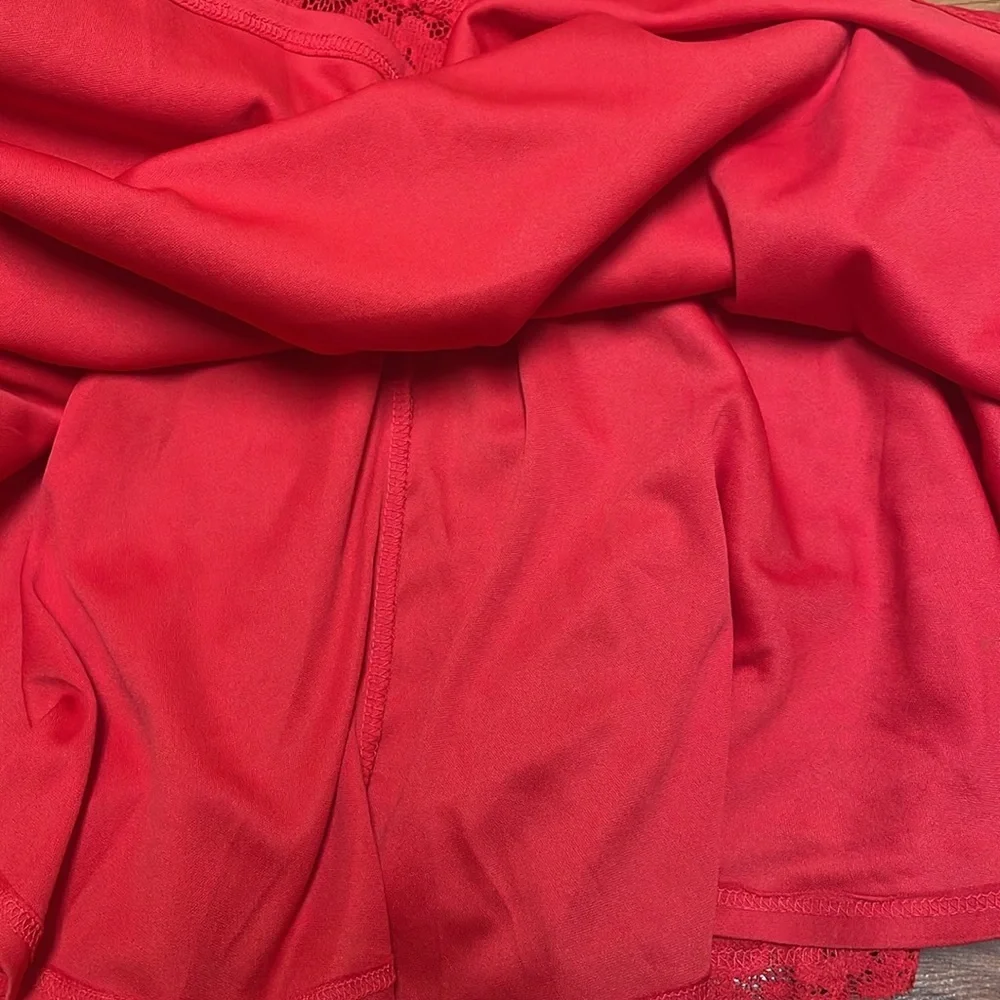 Lily Bleu Girls Red lace Sleeveless Dress size 5
